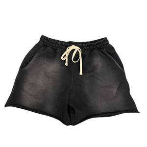 กางเกงขาสั้นผู้ชายแบบปรับแต่งได้สำหรับผู้ชายกางเกงขาสั้นผ้าฝ้ายแนวสตรีทเทอร์รี่ - Product Image 1