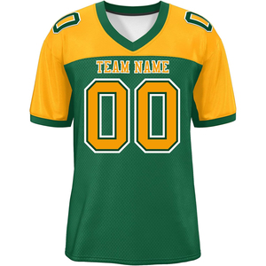 Streetwear personnalisé Clubwear maillots de football américain vêtements de sport urbains à séchage rapide polyester maille respirant impression par sublimation - Product Image 5