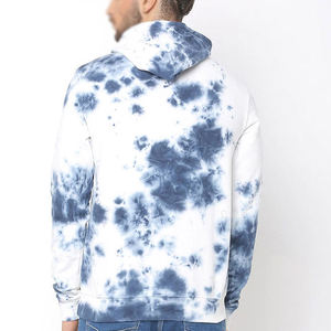Pull Style Hommes Meilleure Qualité Tie Dye Print Hoodies À Vendre Bas quantité minimale de commande Custom Made In Stock Hoodies Fournisseur Du Pakistan - Product Image 3