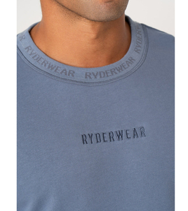 Camisetas de Cuello Redondo y Hombros Caídos, Estilo Vintage, 100% Algodón, Peso Pesado - Product Image 5