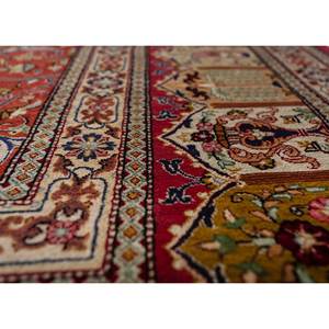 Tapis en soie noué à la main Gulmarg bleu avec motif médaillon pour usage domestique - Pae-5864 - Product Image 3