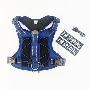 Arnés para Perro UMIONE Personalizado, Impermeable, Recargable, con Luz LED Reflectante Intermitente, Certificado CE, <span class=keywords><strong>de</strong></span> Nailon y Plástico para <span class=keywords><strong>Seguridad</strong></span> Nocturna - Product Image 3