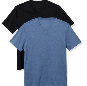 <b>Mens</b> <b>Short</b> <b>Sleeve</b> V Neck T <b>Shirts</b> Breathable Quick Dry Polyester Cotton Regular Fit Summer Red <b>Black</b> OEM Service Sale durable - Product Image 4