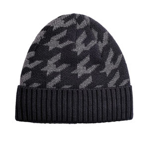 Fashion Hot Selling Plain Breathable <b>Waterproof</b> 100% Acrylic Unisex Adult Winter Knitted <b>Beanie</b> Cap Adjustable Fit Outdoor Warm - Product Image 3