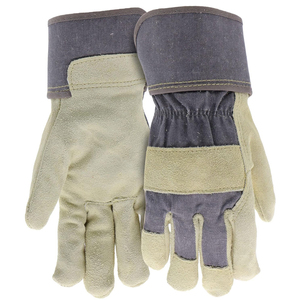Guantes de cuero de una sola Palma Acabado de piel de vaca Durable Antideslizante Ignífugo Anti-calor Guantes de una sola Palma personalizados de Pakistán - Product Image 5