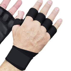 ถุงมือยกน้ำหนักทำจากหนังถุงมือยกน้ำหนัก - Product Image 3