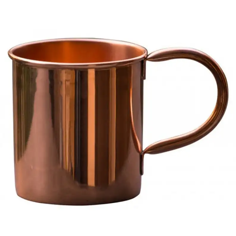 Pure Copper Mug | 100% Solid Copper Cup | Unlined Handcrafted Copper Mug No nickel or stainless steel Pure Food Grade Copper