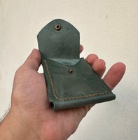 Dompet Kulit Sapi Asli Gaya Vintage Buatan Tangan Crazy Horse Anwar Enterprises Kulit Asli Ramah Lingkungan Model Pendek dengan Kancing