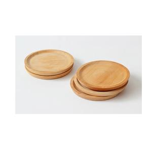 Dessous de verre rond en bois d'acacia avec vernis naturel pour hôtel à prix raisonnable tasse à thé à vendre - Product Image 2