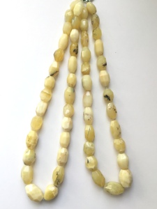 โอปอลสีเหลืองธรรมชาติทรงเหลี่ยมเจียระไน สำหรับทำเครื่องประดับอัญมณี - Product Image 6