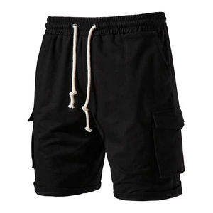 Short d'entraînement décontracté pour hommes Poche de sport personnalisée en polyester et coton mélangé sérigraphie Logo Poche de sport respirante et respirante - Product Image 6