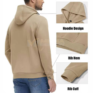 Sudaderas con Capucha para Hombre de Nuevo Diseño, MOQ Bajo, Sudaderas con Capucha para Hombre al por Mayor, Precio Básico de Mezcla de Algodón, Hecho en Pakistán para Venta en Línea - Product Image 3