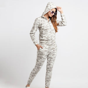 Conjuntos Deportivos de Camuflaje para Mujer, Diseño Personalizado al por Mayor, 100% Algodón, Ligeros, de Longitud Completa, Alta Calidad, Transpirables, con Elasticidad en Cuatro Direcciones - Product Image 5