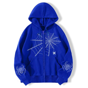 Sudaderas con logotipo y diseño personalizados para hombre, sudaderas con capucha transpirables básicas personalizadas con diamantes de imitación para hombre, a la venta, hechas en Pakistán - Product Image 1