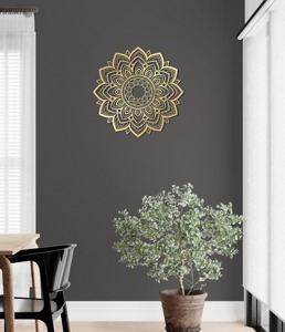 Arte de la pared decoración moderna de Metal escultura colgante de pared de hierro hecha a mano elegante perfecta para sala de estar dormitorio y espacios de oficina - Product Image 4