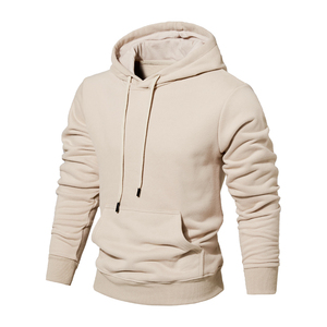 Diseño de moda Nueva llegada Hombres Plain Slim Fit Hoody Venta al por mayor Sudaderas con capucha para hombre Poliéster Algodón Streetwear Sudaderas con capucha para hombre - Product Image 5