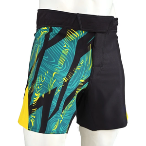Shorts de boxe, de kickboxing et de Muay Thai pour hommes, impression par sublimation professionnelle, respirants, séchage rapide, design personnalisé, OEM, vêtements de combat MMA - Product Image 4