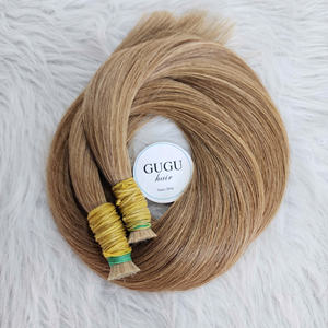 Extensiones de Cabello Humano Virgen Vietnamita Crudo, Súper Doble Trama, Liso, con Frente de Encaje, Pre-Adheridas, 16 Pulgadas, 30 Pulgadas, a Granel - Product Image 3