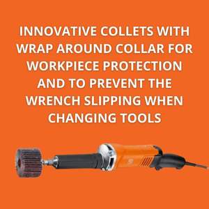 Amoladora Eléctrica Industrial con Cuello Largo y Velocidad Variable, Protección Avanzada Contra el Polvo para un Amolado Eficiente - Product Image 4