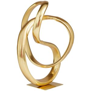 Escultura de Mesa Hecha a Mano con Acero, con Formas Dinámicas, Curvas y un Estilo Artístico Moderno para Interiores - Product Image 1