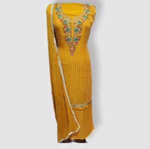 Trajes de moda india bordados a mano sin costuras de diseñador moderno para mujeres para fiestas de estilo tradicional - Product Image 1