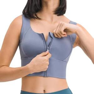 Soutien-gorge de sport pour femmes en gros personnalisé avec logo personnalisé, haute élasticité, séchage rapide, soutien-gorge de fitness pour le yoga et l'entraînement, tailles plus disponibles - Product Image 3