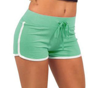 Sports été femmes Shorts taille élastique respirant toile décontracté mince chaud - Product Image 1