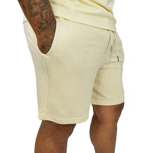 Conjunto informal de Sudadera con capucha de manga corta para hombre, camisetas para niños, conjunto de pantalones cortos, chándal en blanco sólido, conjunto deportivo de verano con cierre de cintura elástica - Product Image 6