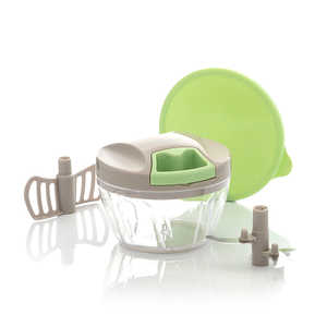 Mini Picadora Manual Portátil InnovaGoods con Cable, Mini Procesador de Alimentos de Plástico - Product Image 2