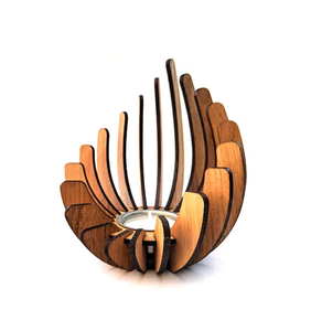 100% Velas de madera de acacia hechas a mano Soporte de vela Tarro de vela de lujo vintage Productos de calidad admirables - Product Image 4