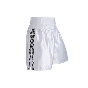 กางเกงขาสั้นมวยไทยสำหรับผู้ชายดีไซน์สวยทันสมัยออกแบบได้ตามต้องการและโลโก้ได้ตามต้องการ - Product Image 3