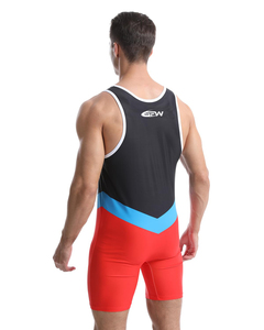 Singlet de musculation haute performance, singlet de lutte pour hommes, singlet de lutte sublimé pour hommes - Product Image 2
