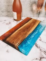 Tabla de cortar de madera hecha a mano, el mejor diseño, pieza de regalo para servir a la venta - Product Image 4