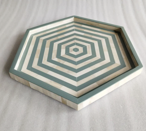 Bandeja para servir con incrustaciones de hueso de calidad estándar, bandeja para servir té, diseño adorable anidado a precio competitivo - Product Image 2