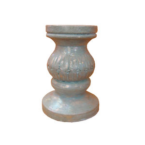 Elegant White Wash Antique Hand Carved Solid Mango Wood Candle Holder for Home Decor & Christmas <b>Wedding</b> Parties - Product Image 4