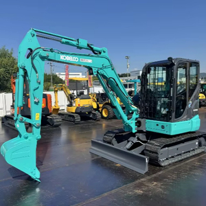 NOUVELLE mini-excavatrice sur chenilles japonaise Kobelco SK45SRD-7 avec moteur Yanmar, composants KYB et haute efficacité - Product Image 1