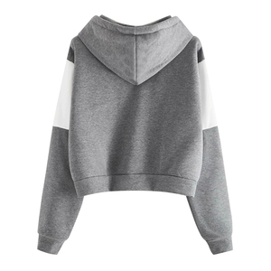 2023 Sudadera con capucha de manga larga de algodón 100% para mujer de diseño personalizado de gran tamaño con patrón estampado talla XS para la temporada de otoño - Product Image 2