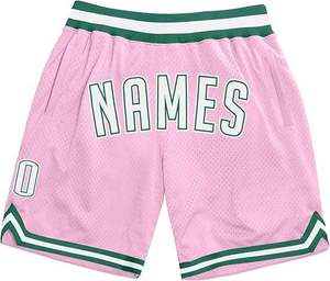 Nouveaux shorts de basketball décontractés d'été, motif uni, grande taille, en maille, impression par sublimation, séchage rapide, tenue d'équipe, vente en gros, OEM - Product Image 6