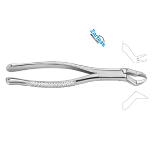 Fórceps de extracción de Nevius de acero inoxidable de alta calidad, molares superiores, Higo izquierdo, Instrumentos dentales 88L - Product Image 6