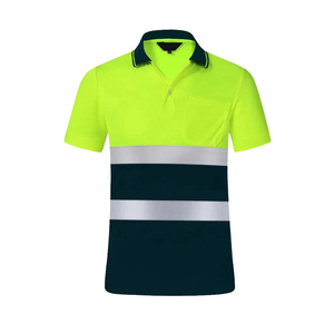 2025 OEM Custom <b>Men</b> Hi Vis Work Polo Safety <b>Shirts</b> High Visibility Workwear Uniform Polo <b>T</b>-<b>Shirts</b> for Construction - Product Image 1