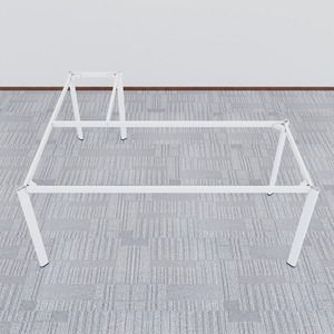 Minimally Designed L-Shaped <b>Desk</b> 180x160cm Oval Concept Assembly HBOV019 - Product Image 4