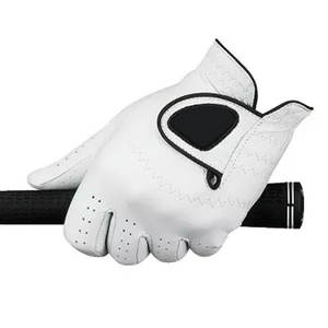 Gants de sport personnalisables en usine de Offre Spéciale Mitaines de golf en cuir souple couleur respirantes et conçues avec un logo - Product Image 5