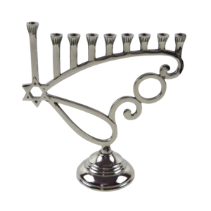 Prix de gros, Menorah décorative en métal doré, accessoires romantiques pour dîner aux chandelles, bougeoir moderne, décoration de table - Product Image 5