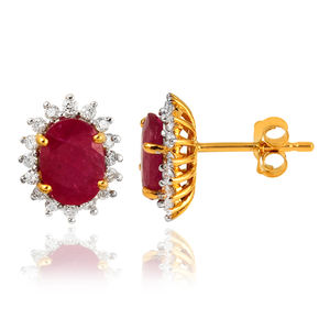 High Quality 925 Sterling Silver Stud Earrings with Gold Plating New Arrival Multi-Zircon Stones for Weddings Parties Gifts - Product Image 6