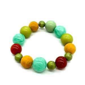 Pulsera de Cuentas de Resina con Diseño Clásico de Alta Calidad en Nuevo Color para Mujer, Diseño Irregular, Joyería al por Mayor - Product Image 1