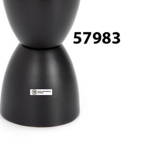 Support de bougie en résine noire avec poignée dorée |   Support de bougie moderne fait main, écologique et durable pour Noël, la Saint-Valentin et la maison - Product Image 4