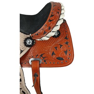 Tốt Nhất Người Bán Phương Tây Thùng Racing Thông Minh Ngựa Yên Mạnh Mẽ Gỗ Cây Được Sản Xuất Tại Ấn Độ Da Cưỡi Ngựa Yên Ngựa - Product Image 4