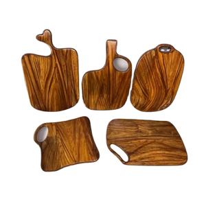 Planche à découper en bois à finition naturelle, planche à découper multifonctionnelle pour la cuisine, la préparation des aliments, planche à découper pour la viande - Product Image 4