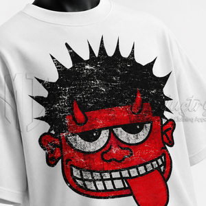 Camiseta Oversize con Estampado Gráfico para Hombre, Diseño de Dibujos Animados, Estilo Urbano, Informal, de Algodón, Hombros Caídos, Fabricante OEM ODM - Product Image 6