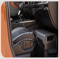 Batterie solaire et de secours automobile 2400W 2048Wh LiFePO4 avec onde sinusoïdale pure pour la maison, la sauvegarde d'urgence et l'alimentation externe